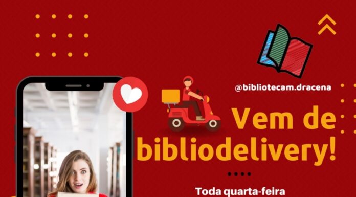 Projeto Bibliodelivery 2022 é retomado em razão da pandemia Cedida Prefeitura de Dracena
