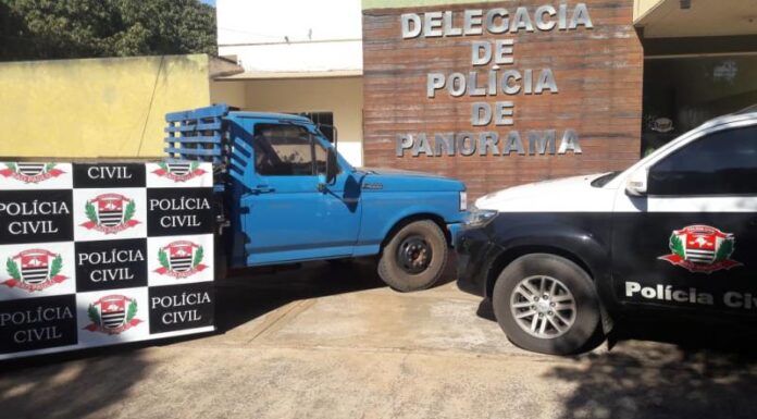 Polícia Civil prende procurado da justiça suspeito de envolvimento em furto de camionete ocorrido em Panorama Cedida Polícia Civil