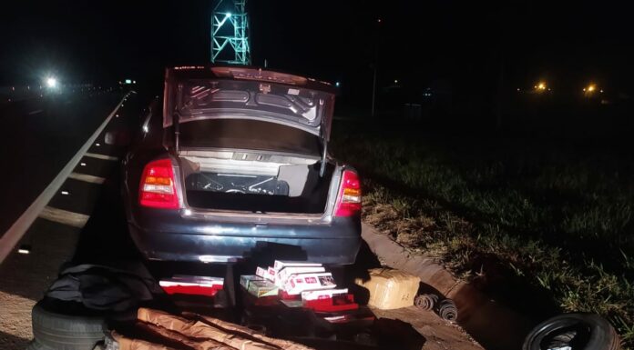 Polícia Militar prende mulher por contrabando/descaminho Cedida Polícia Militar