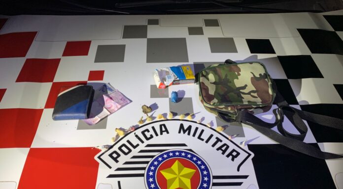Polícia Militar prende homem por tráfico de drogas em Panorama Cedida PM