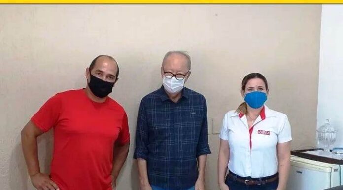 Prefeitura de Panorama recebe coordenadora do SESI para renovação do Programa Atleta do Futuro Reprodução Facebook
