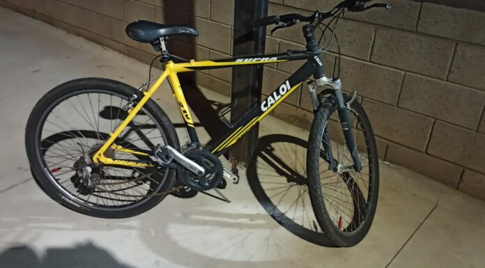 Polícia Militar recupera bicicleta furtada em Tupi Paulista Cedida PM