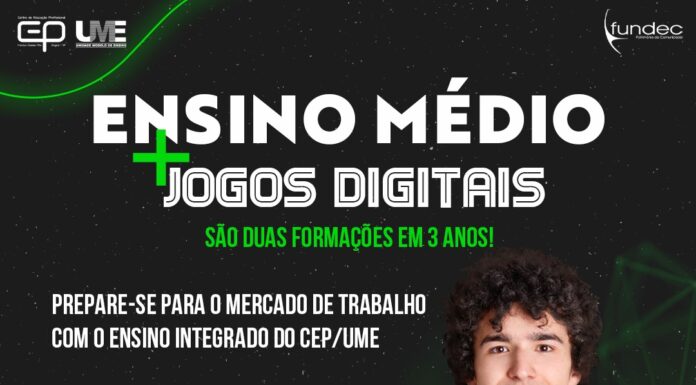 CEP/UME abre reserva de vagas para o Ensino Médio, com início em 2023