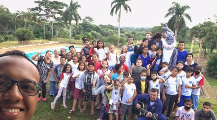 Projeto AABB Comunidade realiza Festa de Páscoa para alunos Cedida AABB Comunidade