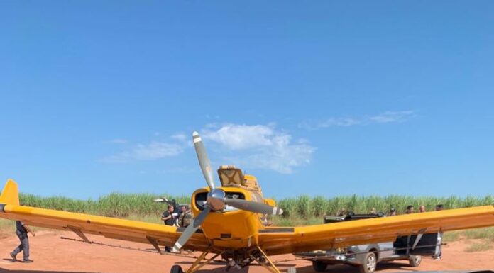 DIG/DEIC-8 apreende 450 kg de crack em avião e prende em flagrante um suspeito em Teodoro Sampaio Cedida 1ª DIG/Deic 8