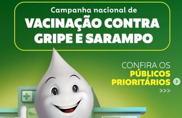 Campanha de Vacinação contra gripe e sarampo será neste sábado Cedida Prefeitura