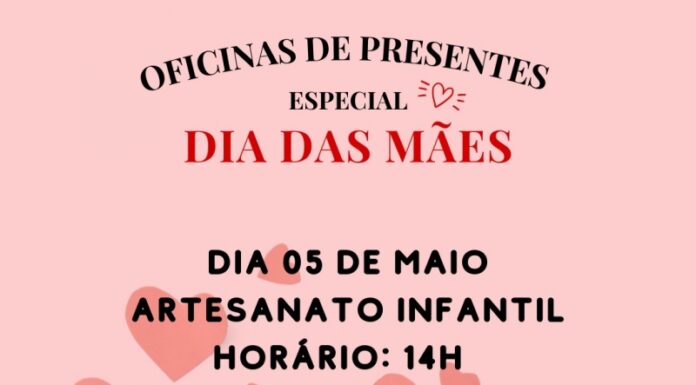 Cultura inscreve para oficinas especiais do Dia das Mães Reprodução Facebook