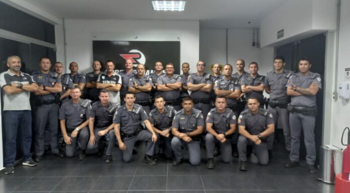 Policiais Militares do 25°BPM/I fazem curso no Autódromo de Interlagos em São Paulo Cedida PM