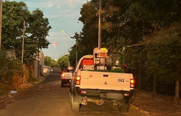 Saúde leva nebulização ambiental para mais um ponto da cidade Cedida Prefeitura