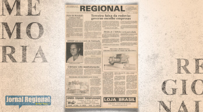 Confira os destaques de Dracena e região em 30 de abril de 1992 Edição/JR