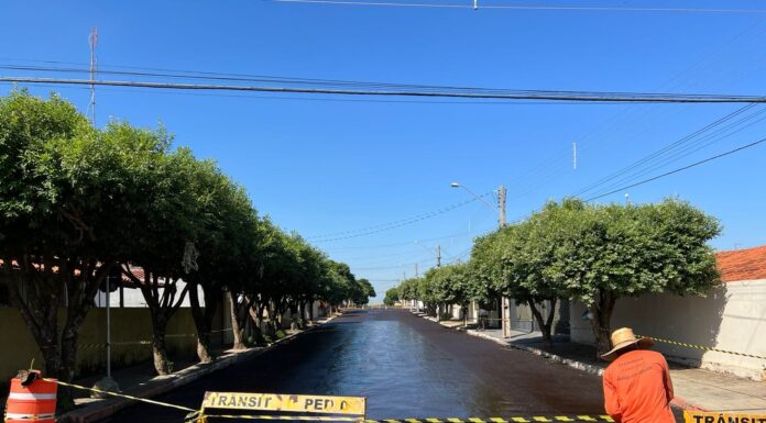 Ruas e avenidas são recapeadas em Junqueirópolis Cedida