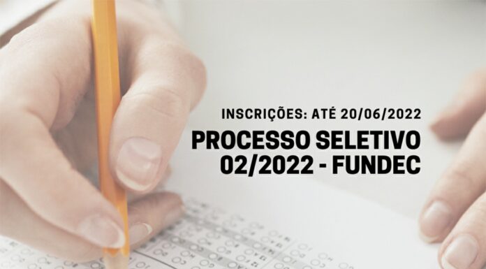 Fundec abre processo seletivo para contratação temporária de professores para o Ensino Superior