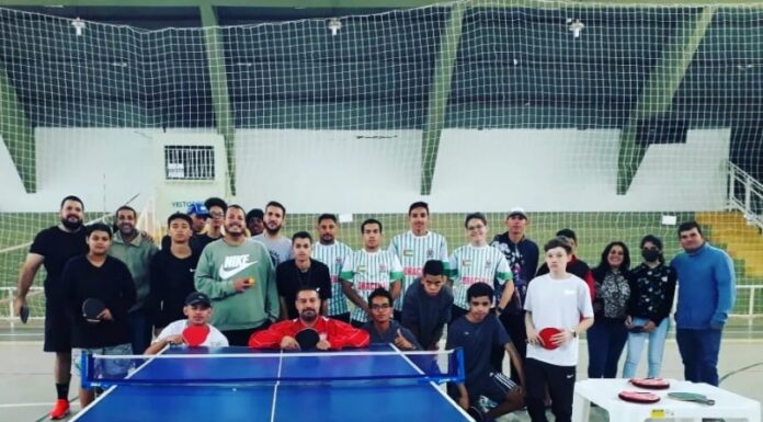 Escolinha de tênis de mesa oferece aulas três vezes na semana: é gratuito Cedida Prefeitura