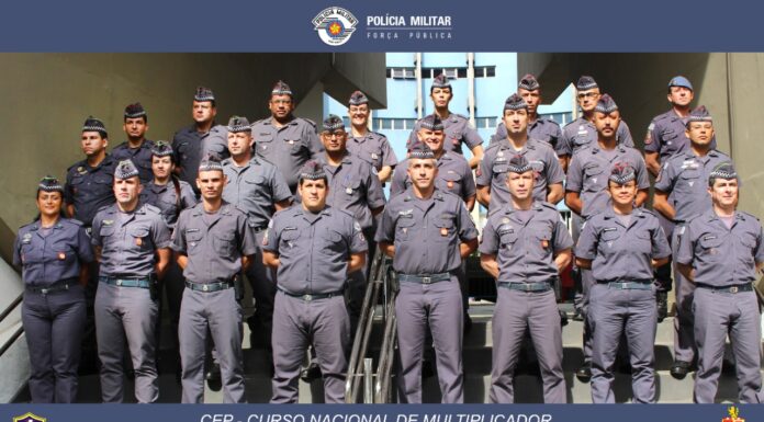 Comandante da Base Comunitária de Segurança “Osvaldo Cruz” participa de curso na Capital Paulista Cedida Polícia Militar