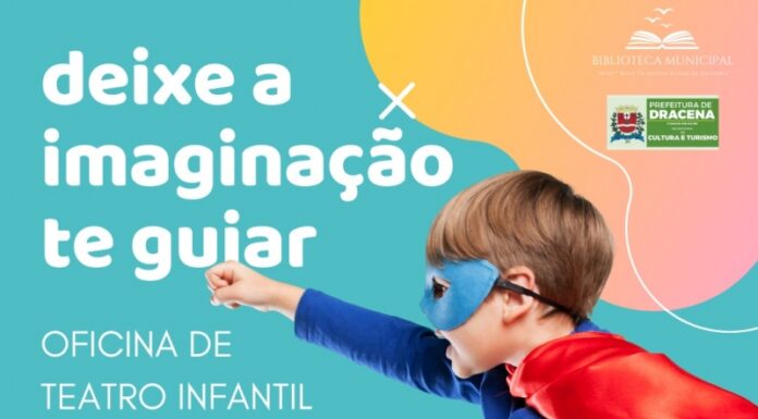 Cultura inscreve para Oficina de Teatro nesta quarta