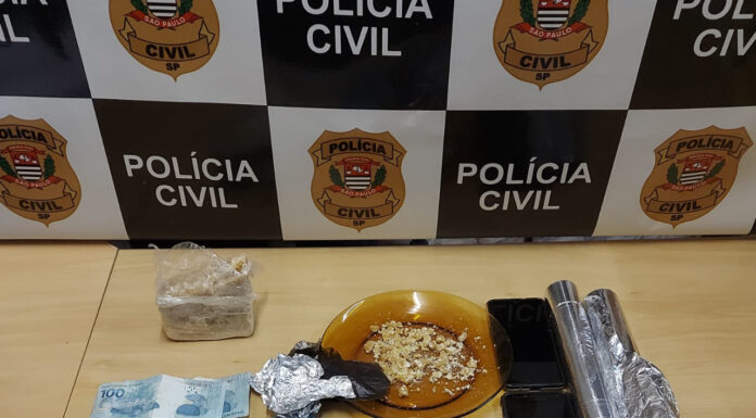 Polícia Civil de Adamantina e Lucélia realizam ação de combate ao tráfico de drogas Cedida Polícia Civil