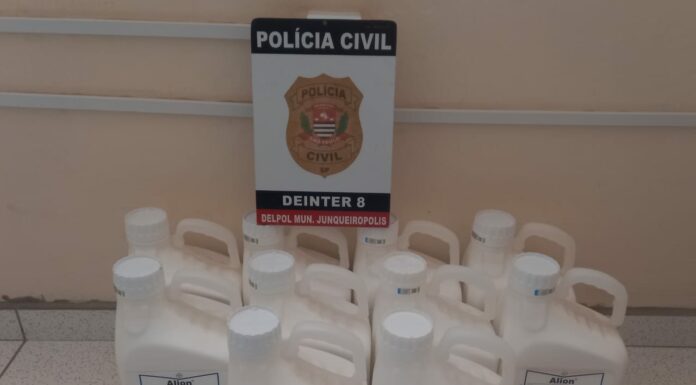 Polícia Civil de Junqueirópolis recupera herbicidas Cedida Polícia Civil
