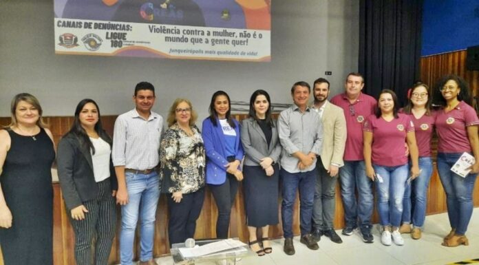 Campanha Agosto Lilás é lançada em Junqueirópolis Cedida Assessoria