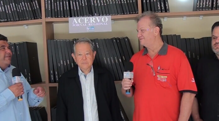 TV IN Notícias entrevista representantes da Santa Casa e voluntários Reprodução Facebook