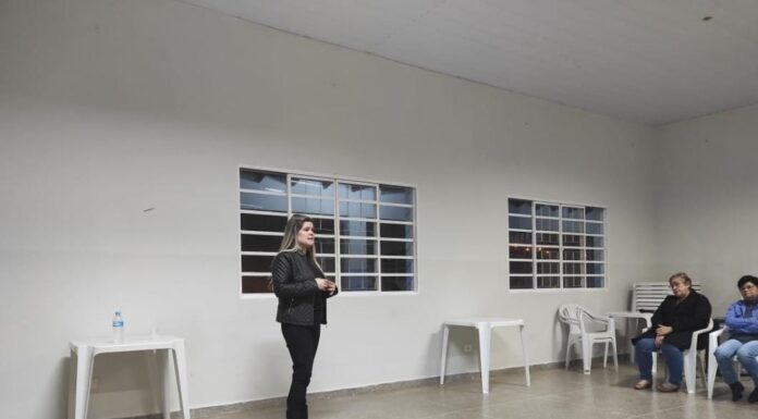 Agosto Lilás: Polícia Civil faz palestra de enfrentamento à violência contra a mulher em Junqueirópolis Cedida Polícia Civil