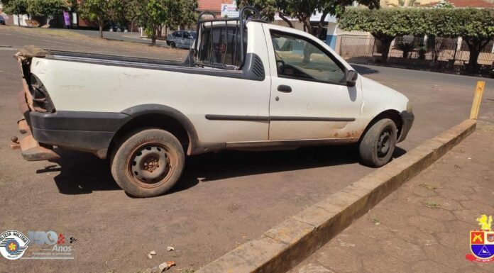 Polícia Militar localiza veículo produto de furto no município de Panorama Cedida Polícia Militar
