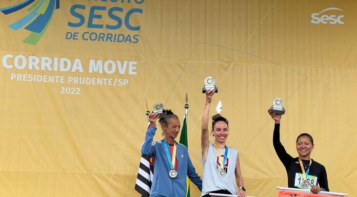 Fátima Pereira de Dracena conquista terceiro lugar em Presidente Prudente