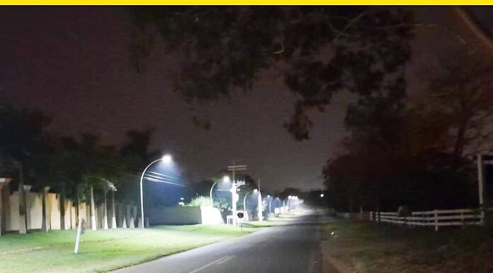 Prefeitura de Panorama conclui iluminação da Estrada Aldo Bruno e Avenida Vereador José Molon com lâmpadas LED