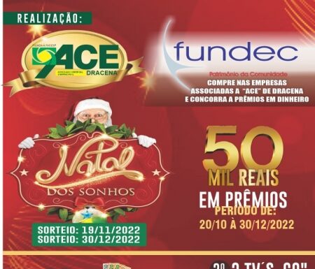 Prefeitura de Dracena é parceira da ACE na promoção “Natal dos Sonhos”