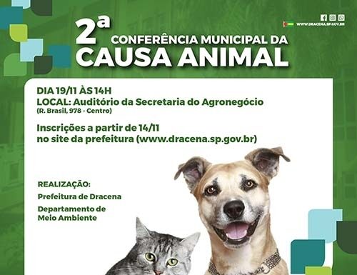 Meio Ambiente promove Conferência Municipal da Causa Animal