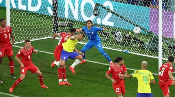 Com golaço de Casemiro Brasil derrota a Suiça e está classificado para oitavas da Copa