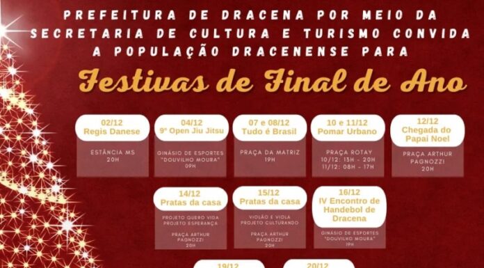 Comemorações dos 77 anos de Dracena tem início
