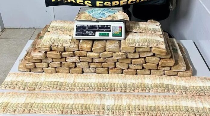 Dois homens são presos com 55 tabletes de maconha e R$ 12 mil em Presidente Prudente