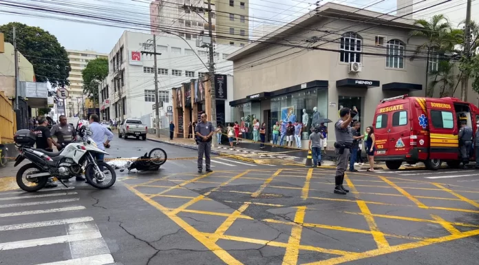 Motociclista morre em acidente no centro de Presidente Prudente