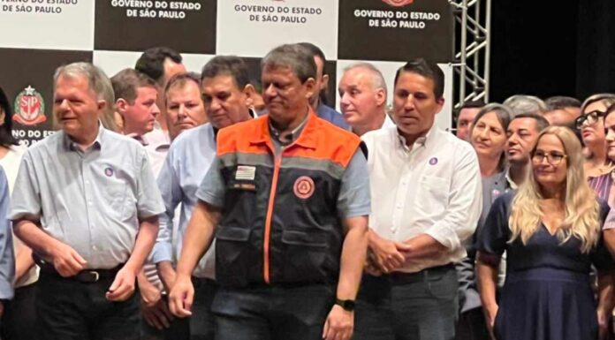 Prefeito André Lemos acompanha visita oficial do governador Tarcísio de Freitas a Presidente Prudente