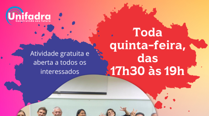 Inscrições abertas para o Coral Unifadra
