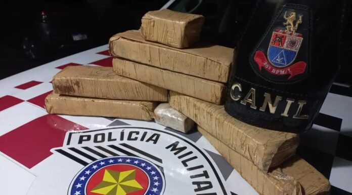 PM apreende menor de 13 anos com seis tijolos de maconha