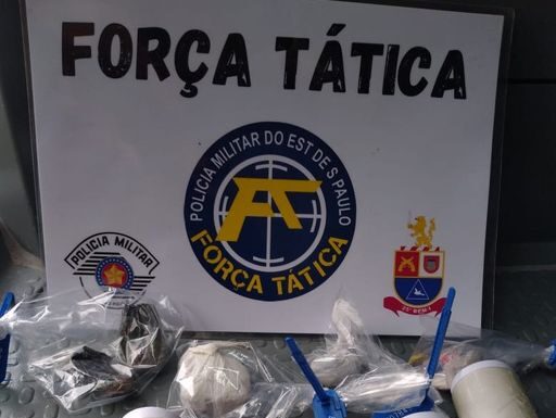 Homem é preso em Dracena com crack, maconha e cocaína