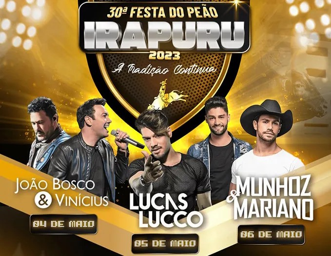 Festa do Peão terá shows de Munhoz & Mariano, Fiduma & Jeca e Made in Roça  – Prefeitura de Santo Antônio de Posse