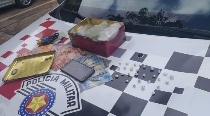 PM prende dois homens um por tráfico de drogas e outro por roubo em Osvaldo Cruz
