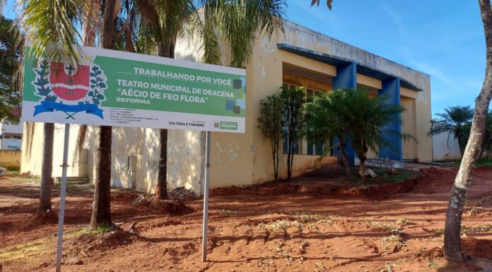 Reforma geral do Teatro Municipal segue em ritmo intenso