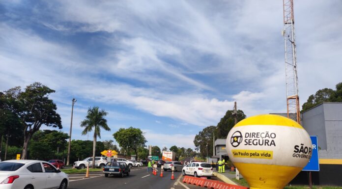Operação Direção Segura realiza mais de 1,8 mil testes de etilômetro na SP-270 em P.Prudente