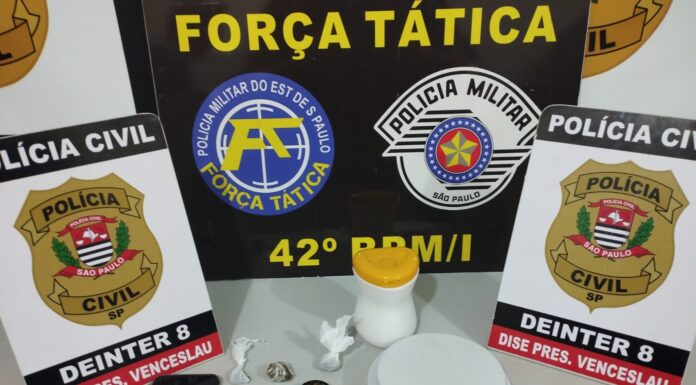 Polícia Civil faz três prisões por tráfico de drogas em Presidente Venceslau