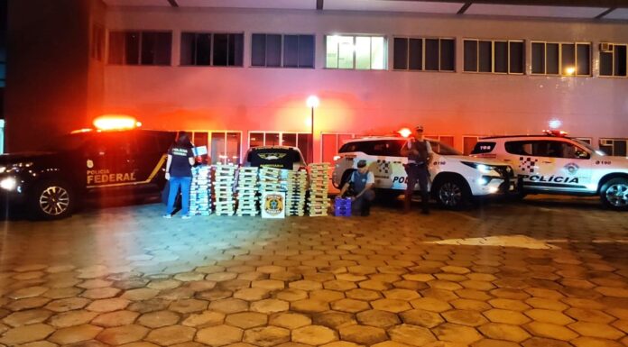 Mais de 300 quilos de maconha são apreendidos e homem é preso em Rosana