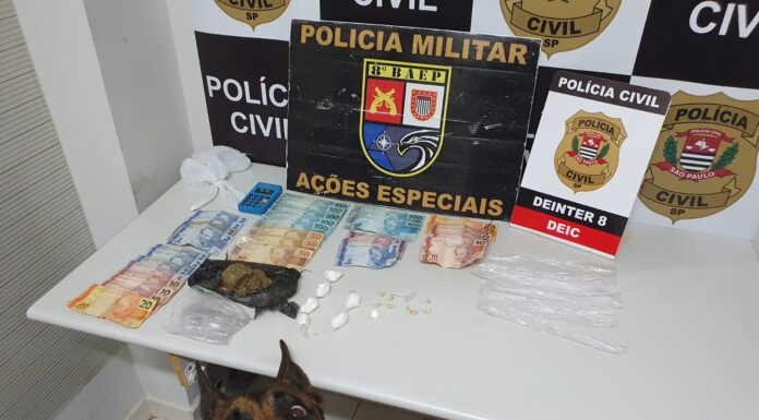 Policia Civil com apoio do Canil da PM prende 3 pessoas da mesma família por tráfico