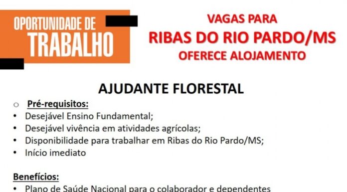 PAT receberá currículos na semana que vem para vaga fora de Dracena