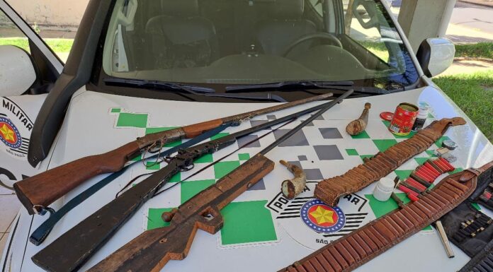 Polícia Ambiental prende homem por posse ilegal de arma de fogo em Rancharia