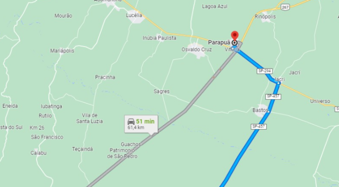 Trecho da SP-425 de Martinópolis a Parapuã será fechado domingo para obras