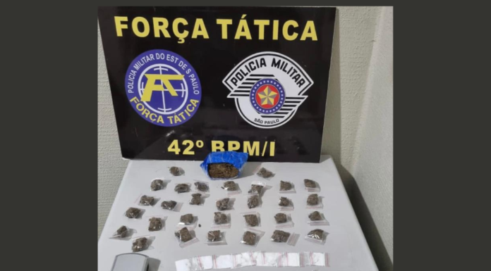 Homem é preso por tráfico durante venda de drogas em Presidente Epitácio
