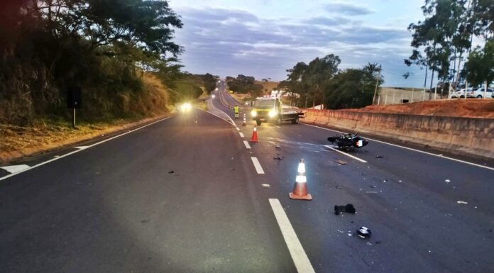 Condutor de moto morre em acidente com caminhão na SP-425 em Pirapozinho