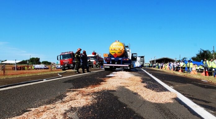CART realiza simulado de acidente com produto perigoso e múltiplas vítimas na SP-270 em Presidente Venceslau